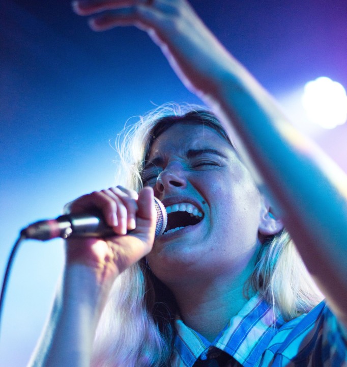 girl singing